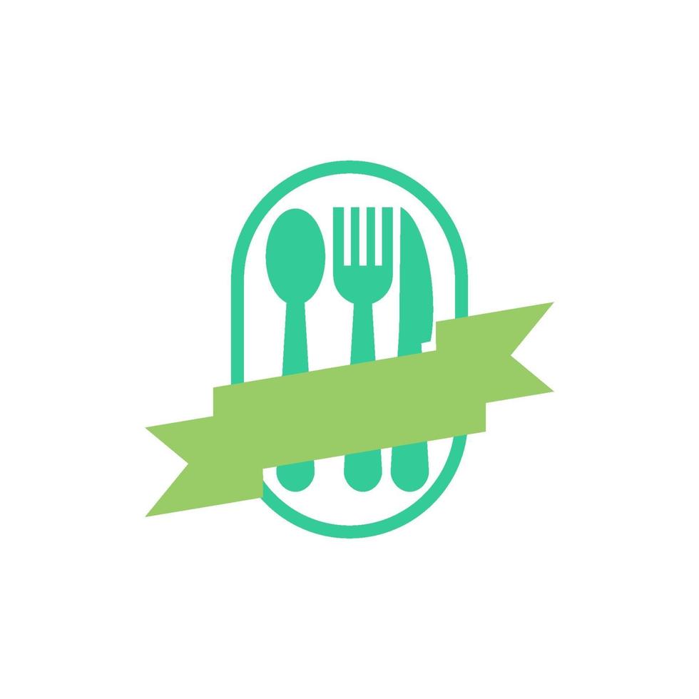 servicio de restaurante icono de símbolo de plantilla de logotipo abstracto vector