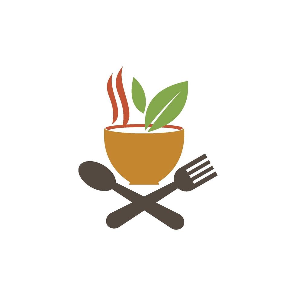 servicio de restaurante icono de símbolo de plantilla de logotipo abstracto vector