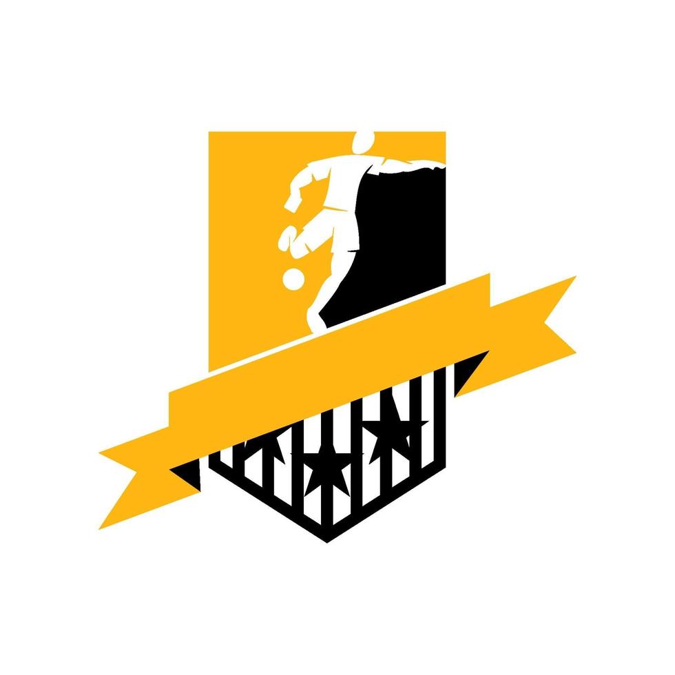 Soccer Football Badge Logo Design Templates Sport Vector