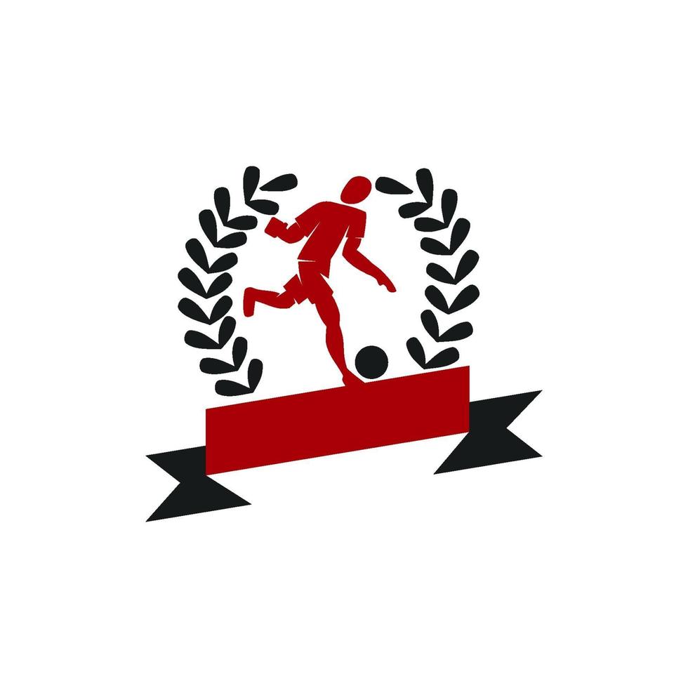 fútbol fútbol insignia plantillas de diseño de logotipo vector de deporte