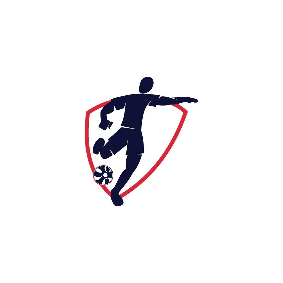 fútbol fútbol insignia plantillas de diseño de logotipo vector de deporte