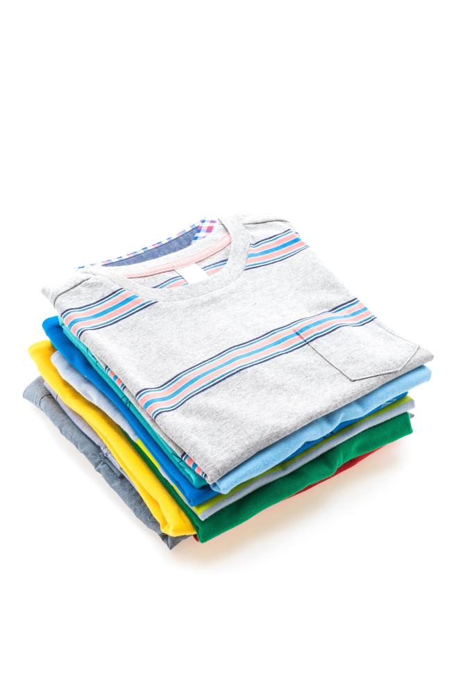 Stack of T Shirt and Polo photo