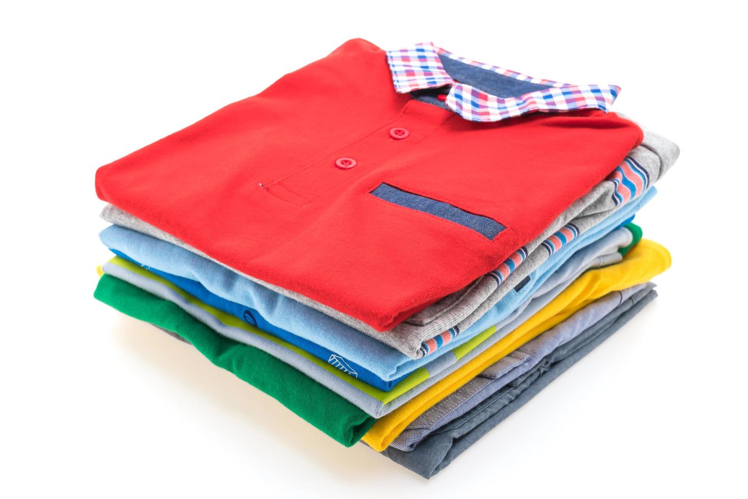 Stack of T Shirt and Polo photo