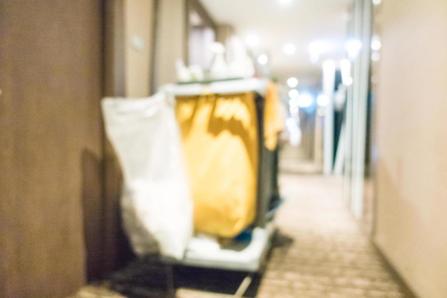Abstract blur hotel interior photo
