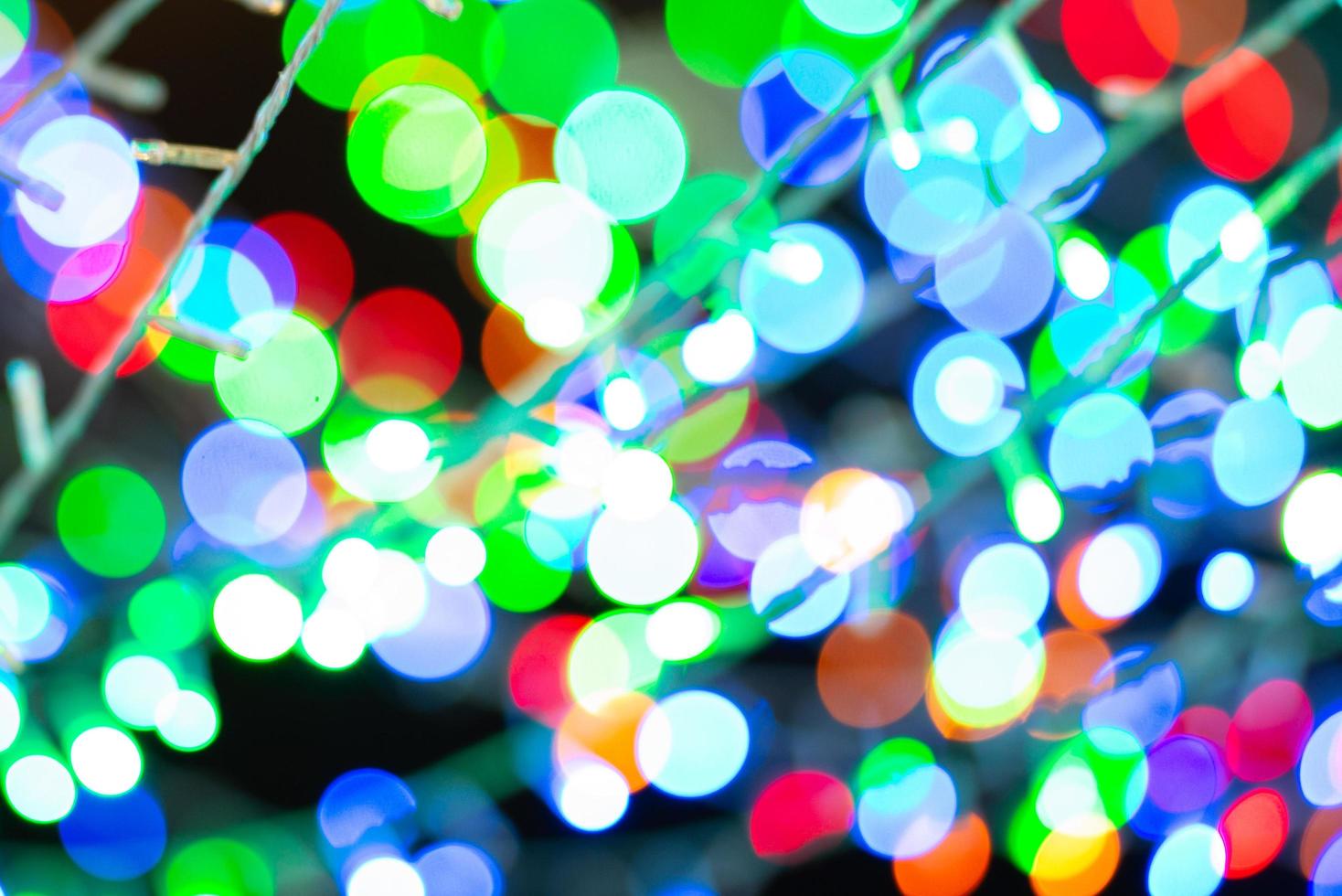 Abstract background and texture of bokeh glittering lights photo