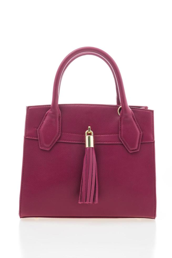 Beautiful luxury and elegance purple women handbag photo