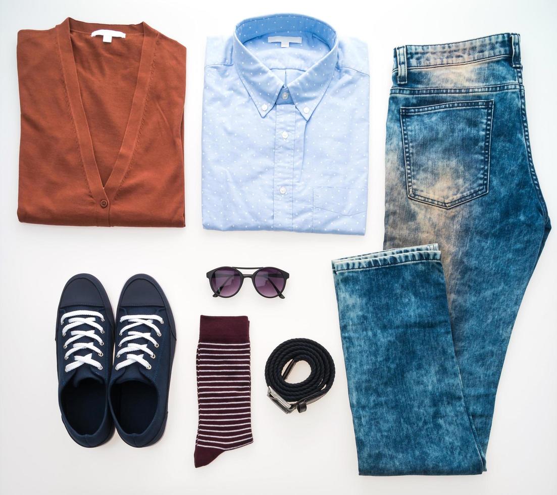 Beautiful fashion clothes set for men photo