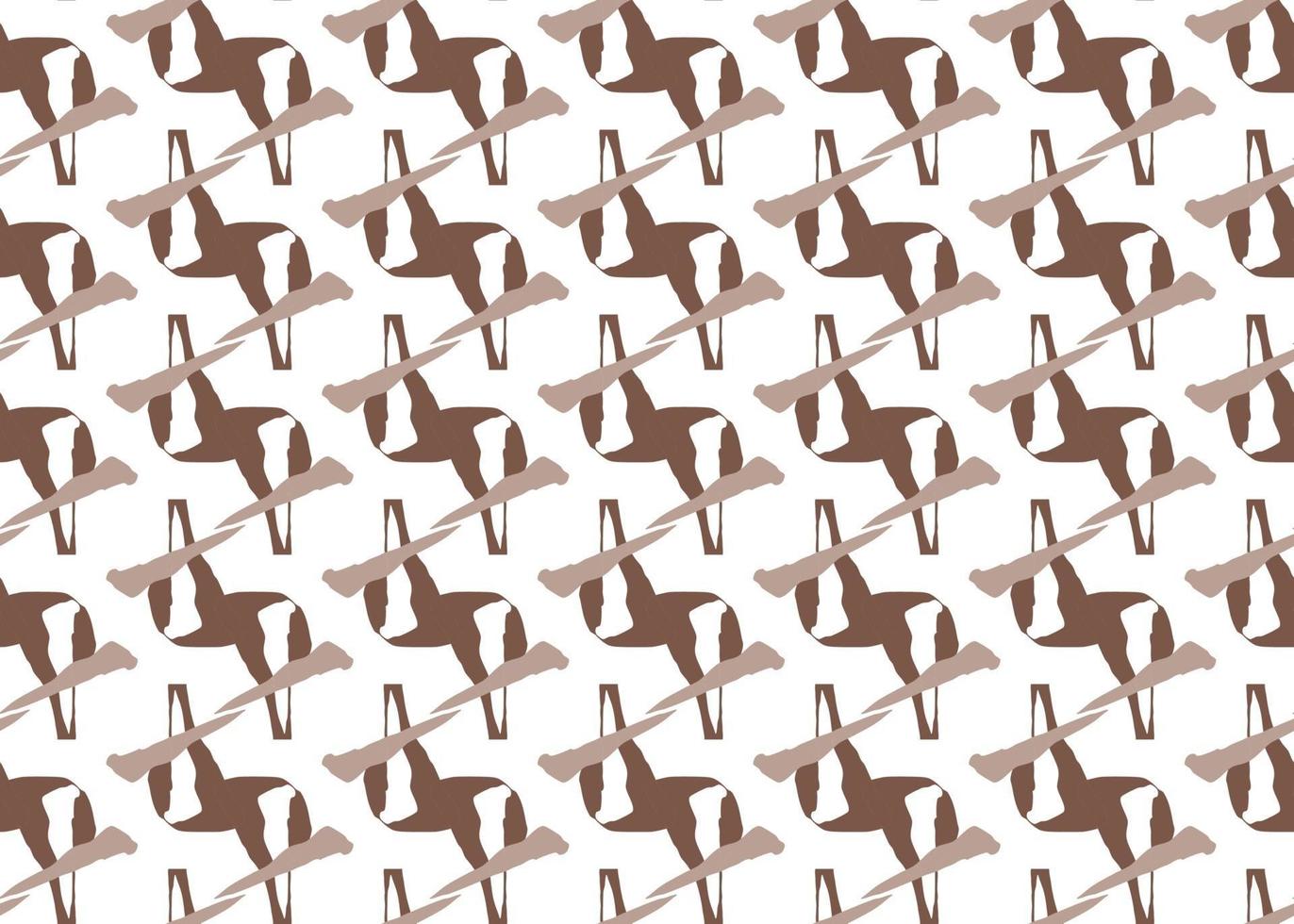 Vector texture background, seamless pattern. Hand drawn, brown, white colors.