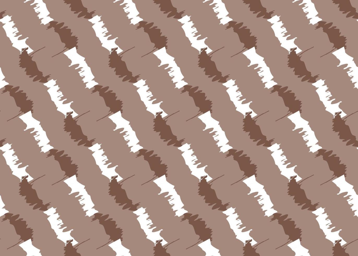 Vector texture background, seamless pattern. Hand drawn, brown, white colors.