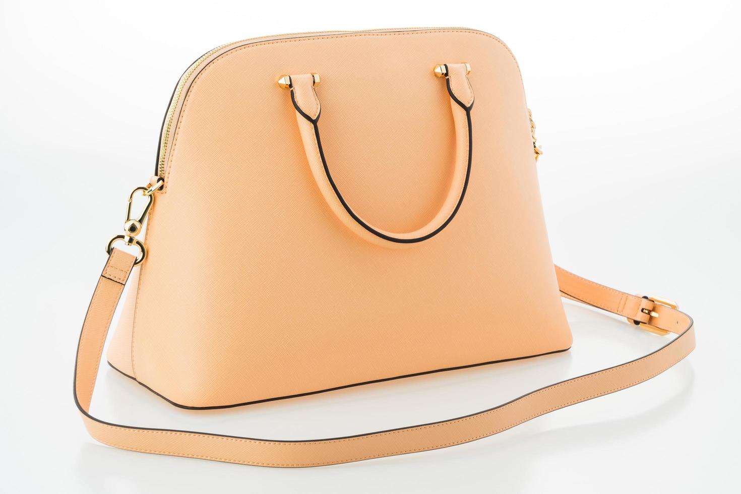 Bag on white background photo