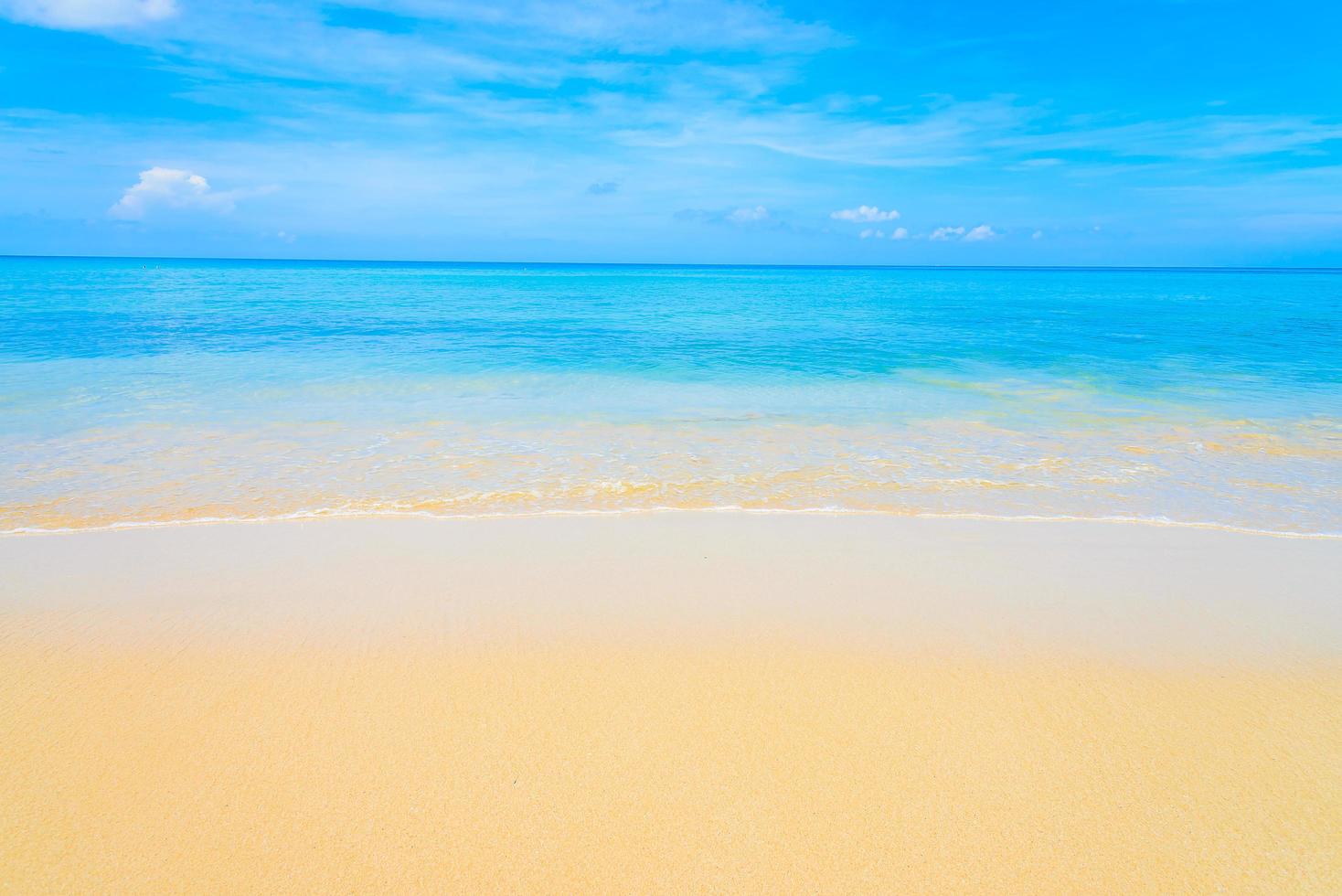 Tropical sea beach photo