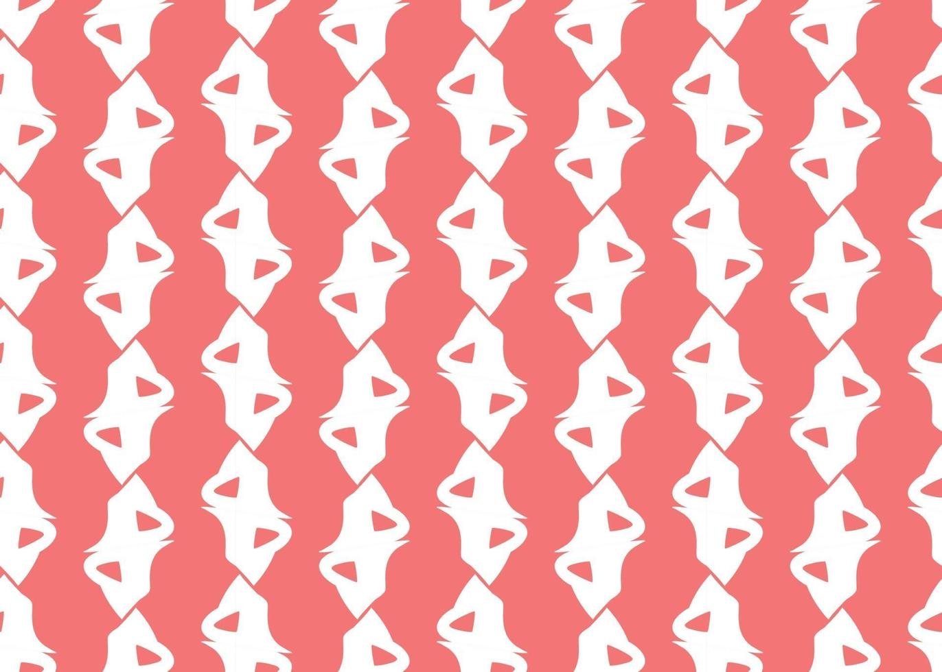 Vector texture background, seamless pattern. Hand drawn, red, white colors.