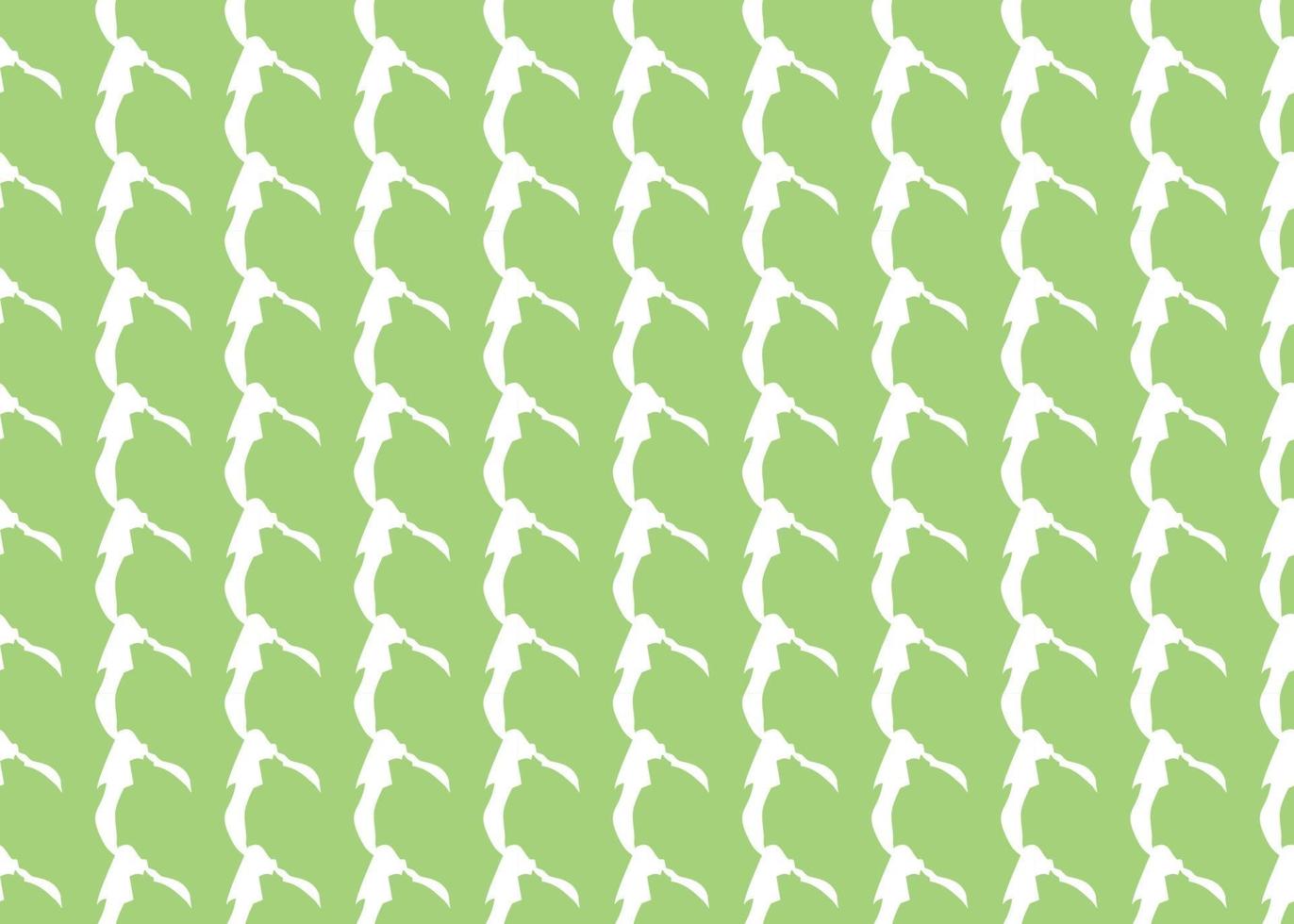 Vector texture background, seamless pattern. Hand drawn, green, white colors.