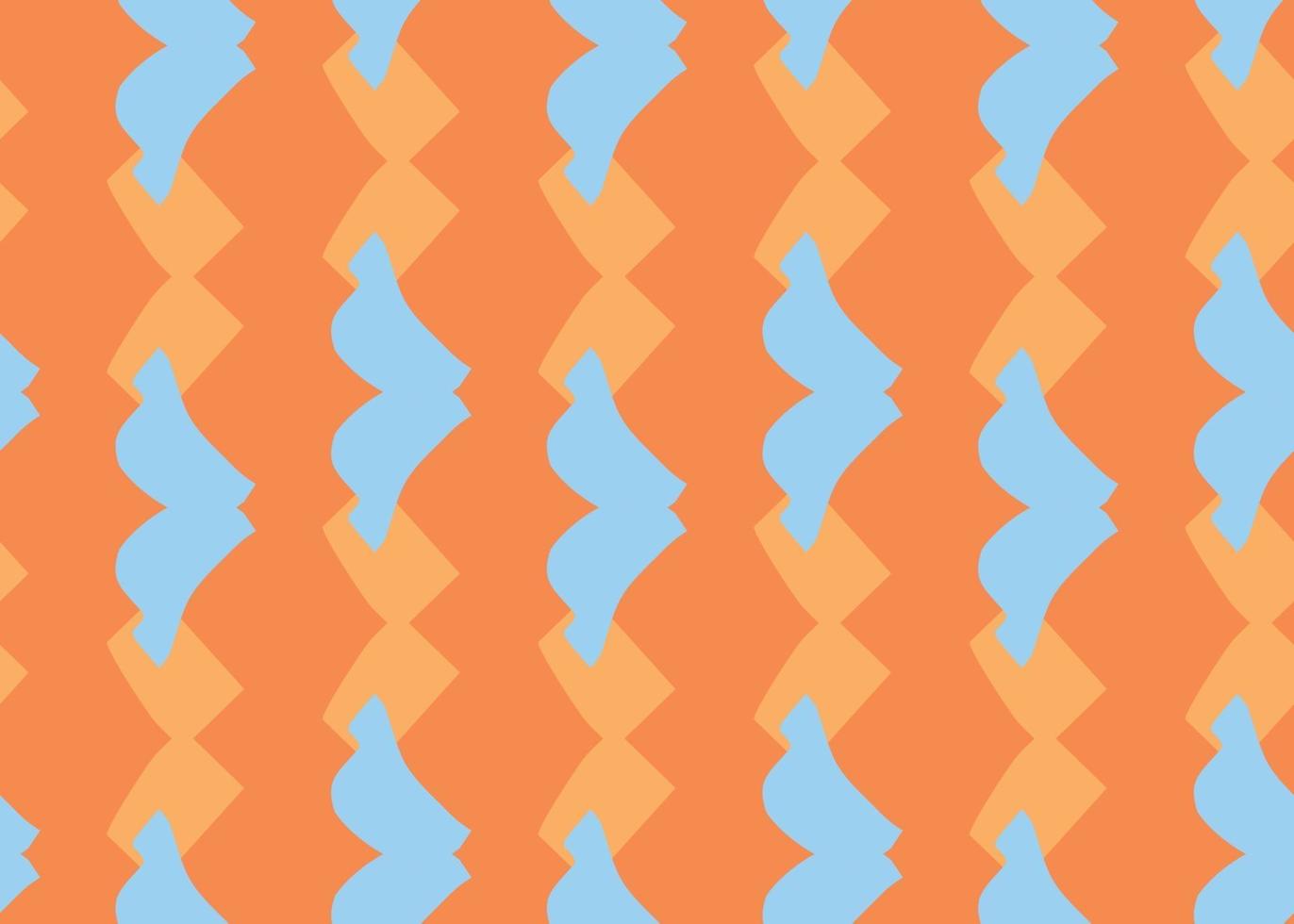 Fondo de textura de vector, patrón transparente. dibujados a mano, naranja, colores azules. vector