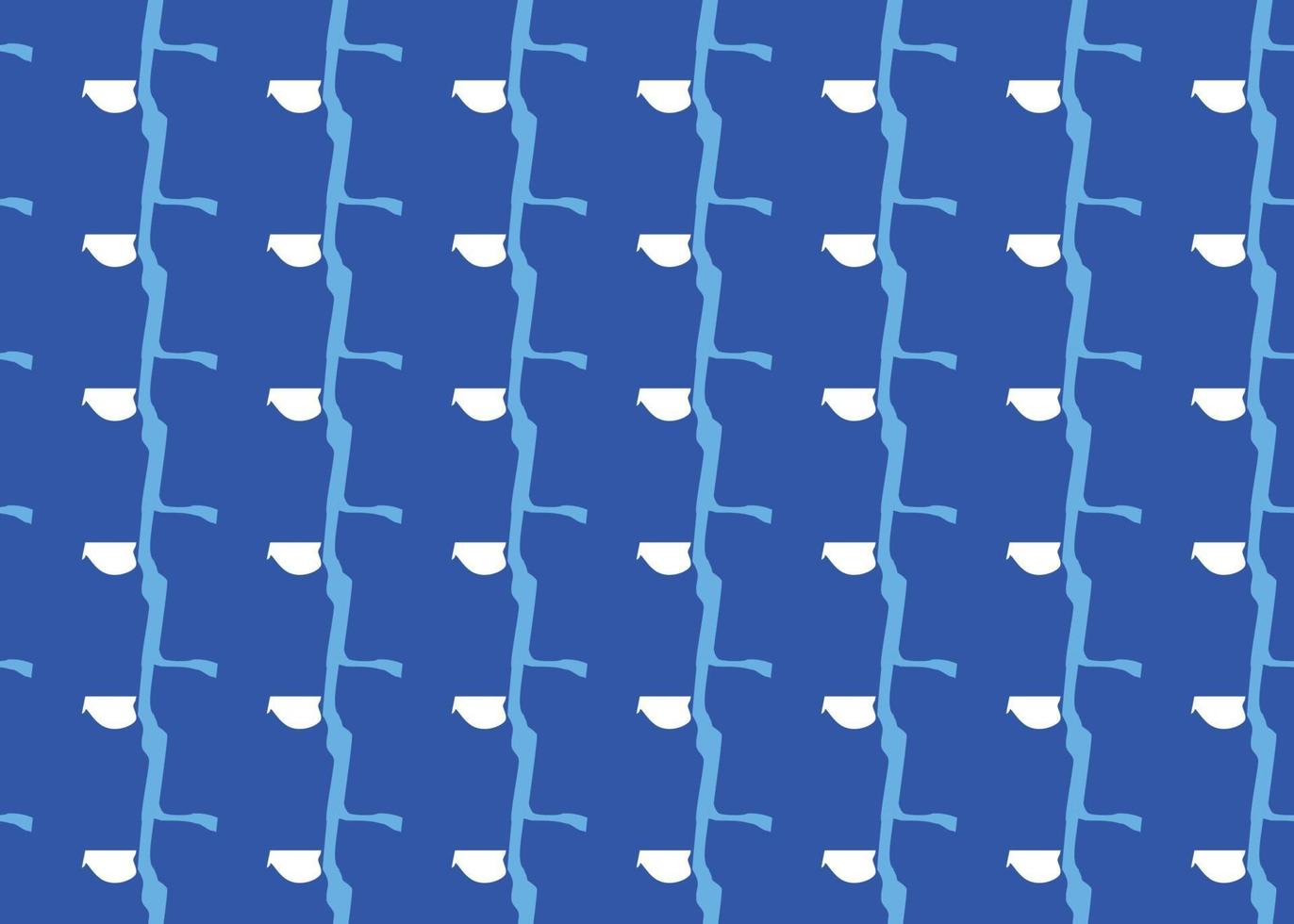 Vector texture background, seamless pattern. Hand drawn, blue, white