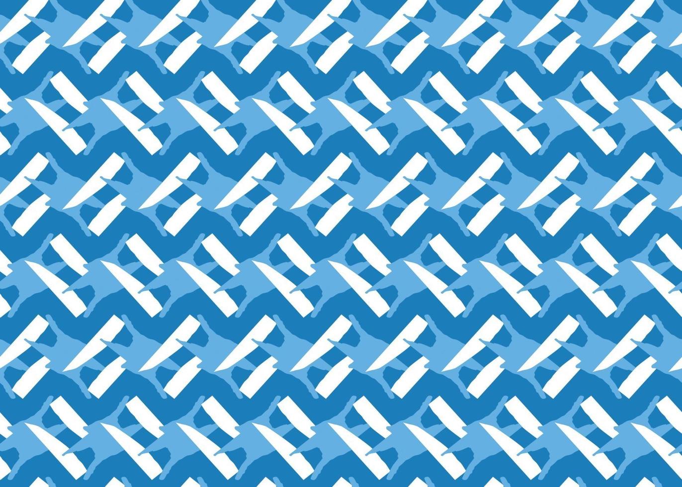 Vector texture background, seamless pattern. Hand drawn, blue, white colors.