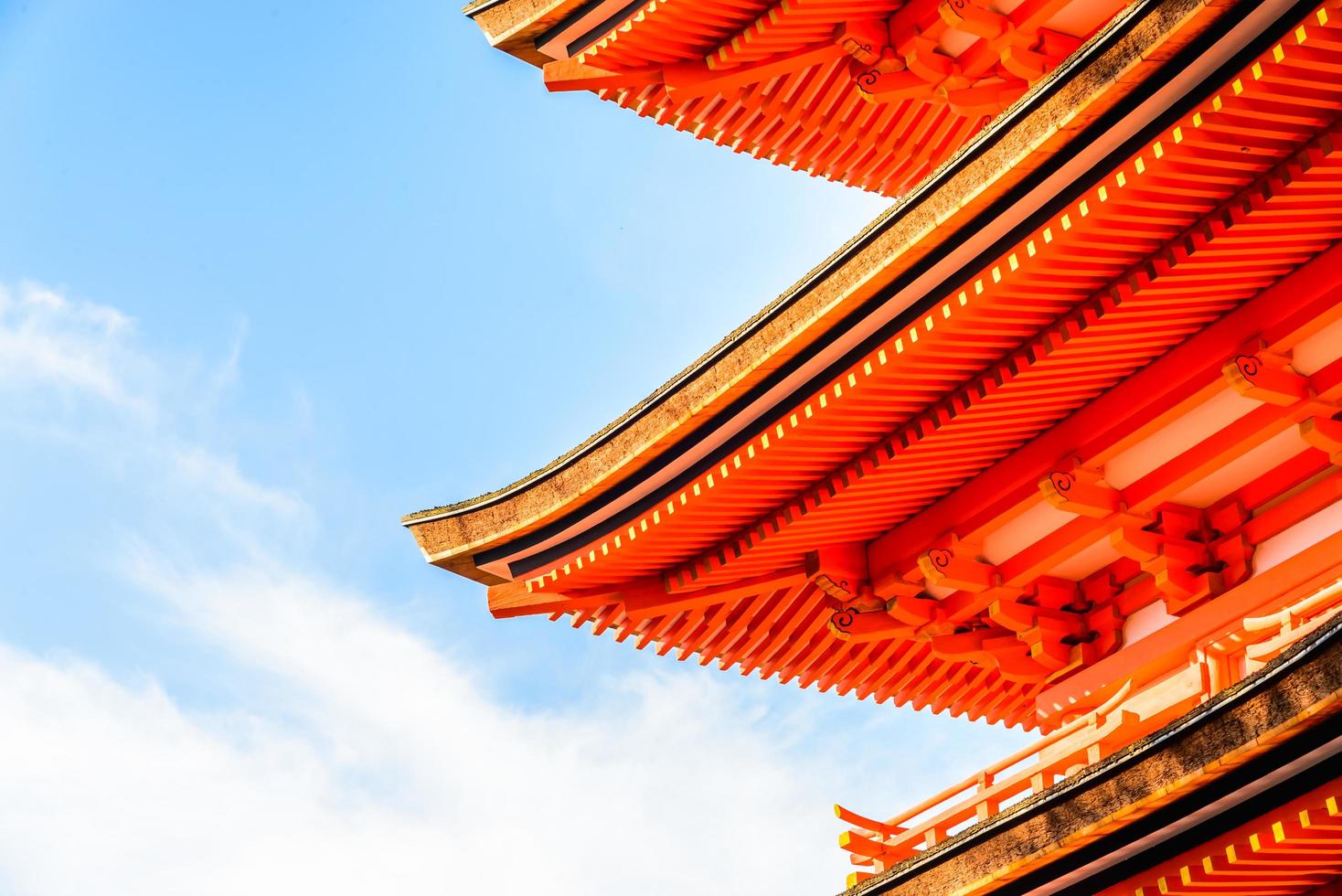 Templo de Kiyomizu Dera en Kioto, Japón foto