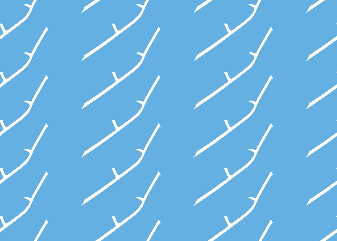 Vector texture background, seamless pattern. Hand drawn, blue, white colors.