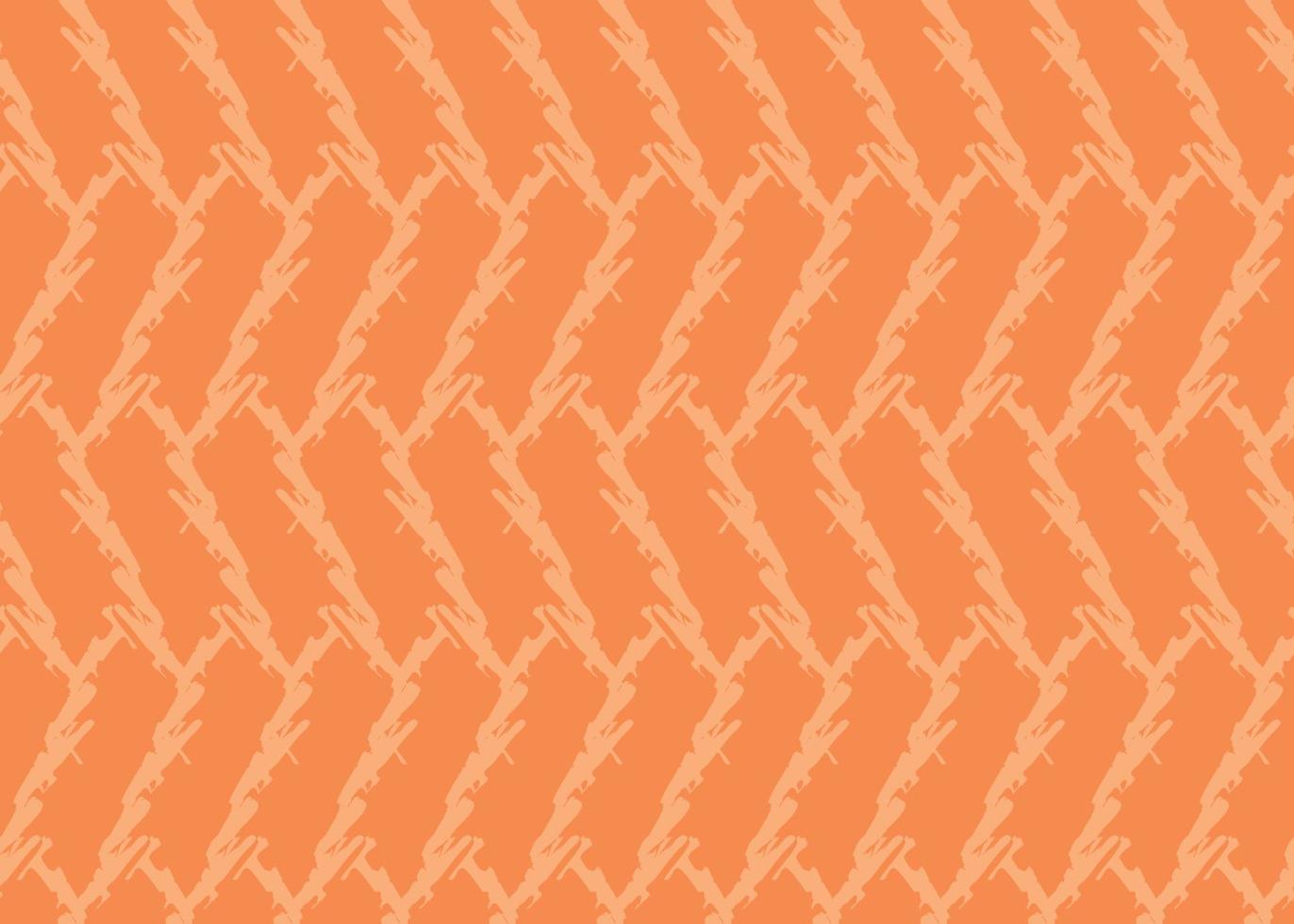 Vector texture background, seamless pattern. Hand drawn, orange colors.