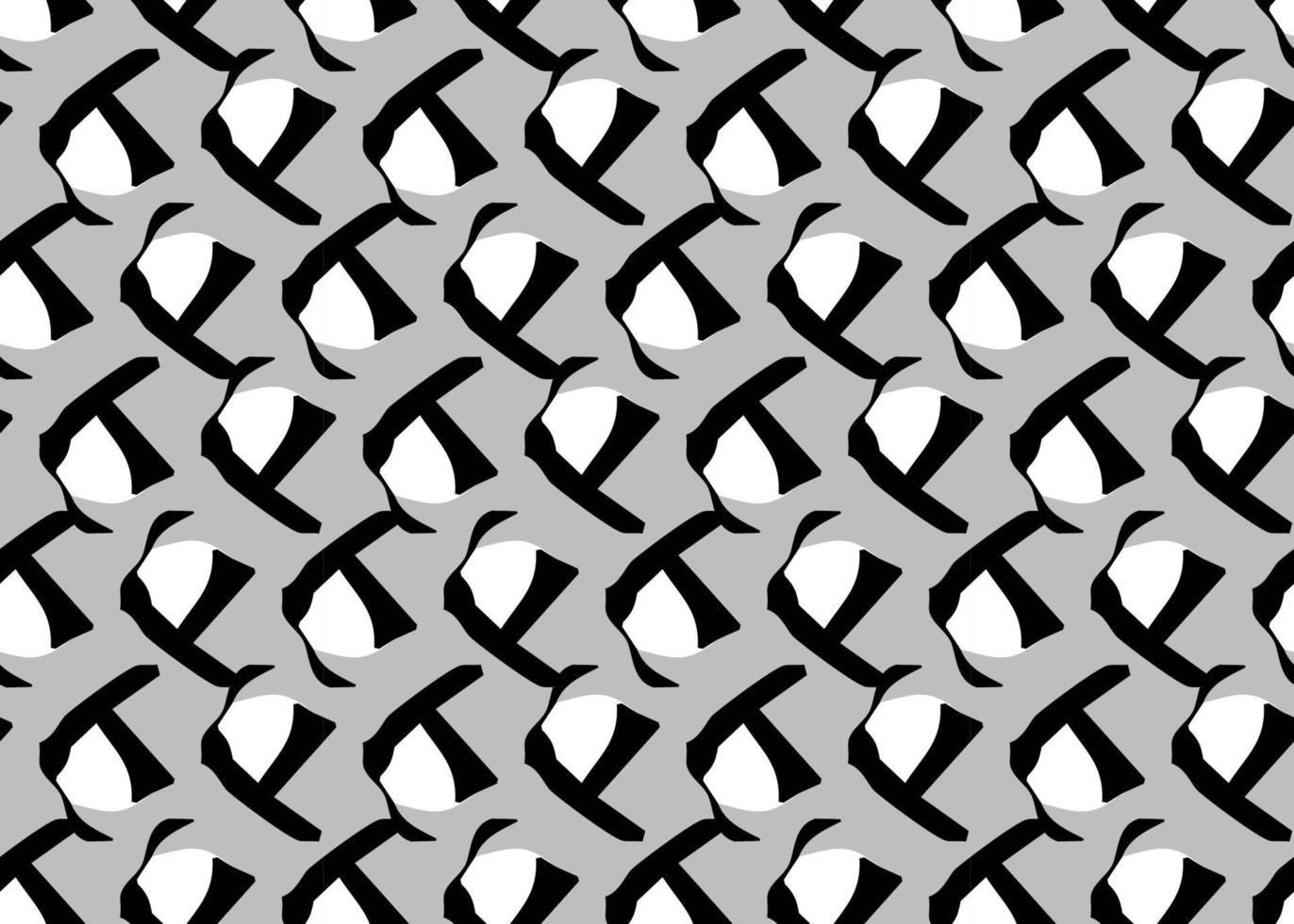 Vector texture background, seamless pattern. Hand drawn, black, grey, white colors.