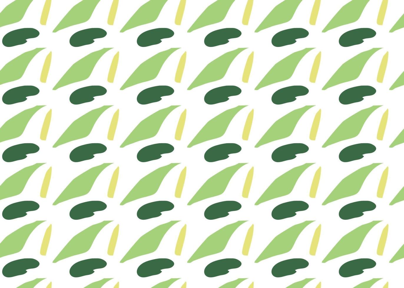 Vector texture background, seamless pattern. Hand drawn, green, yellow, white colors.