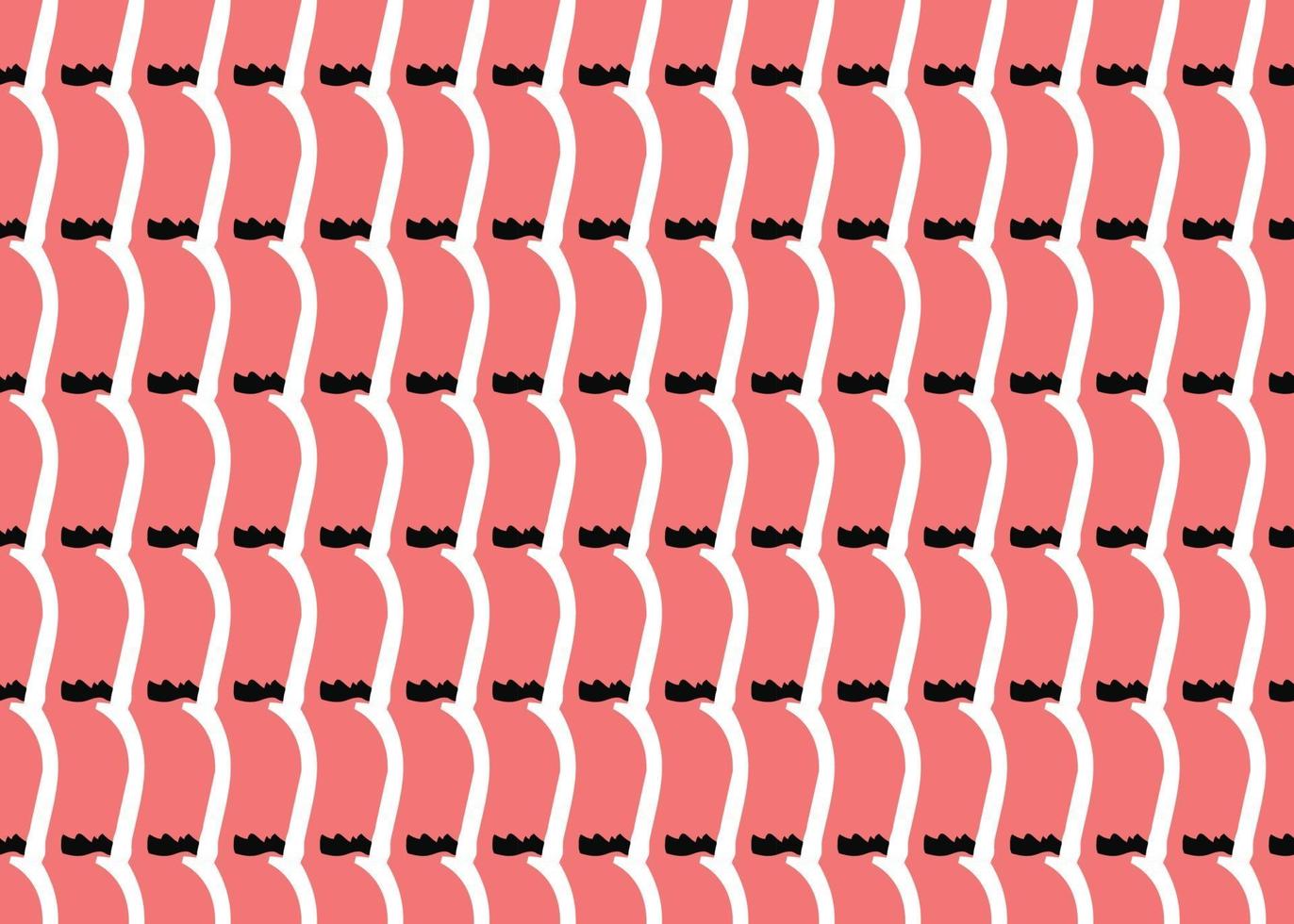 Vector texture background, seamless pattern. Hand drawn, red, white, black colors.