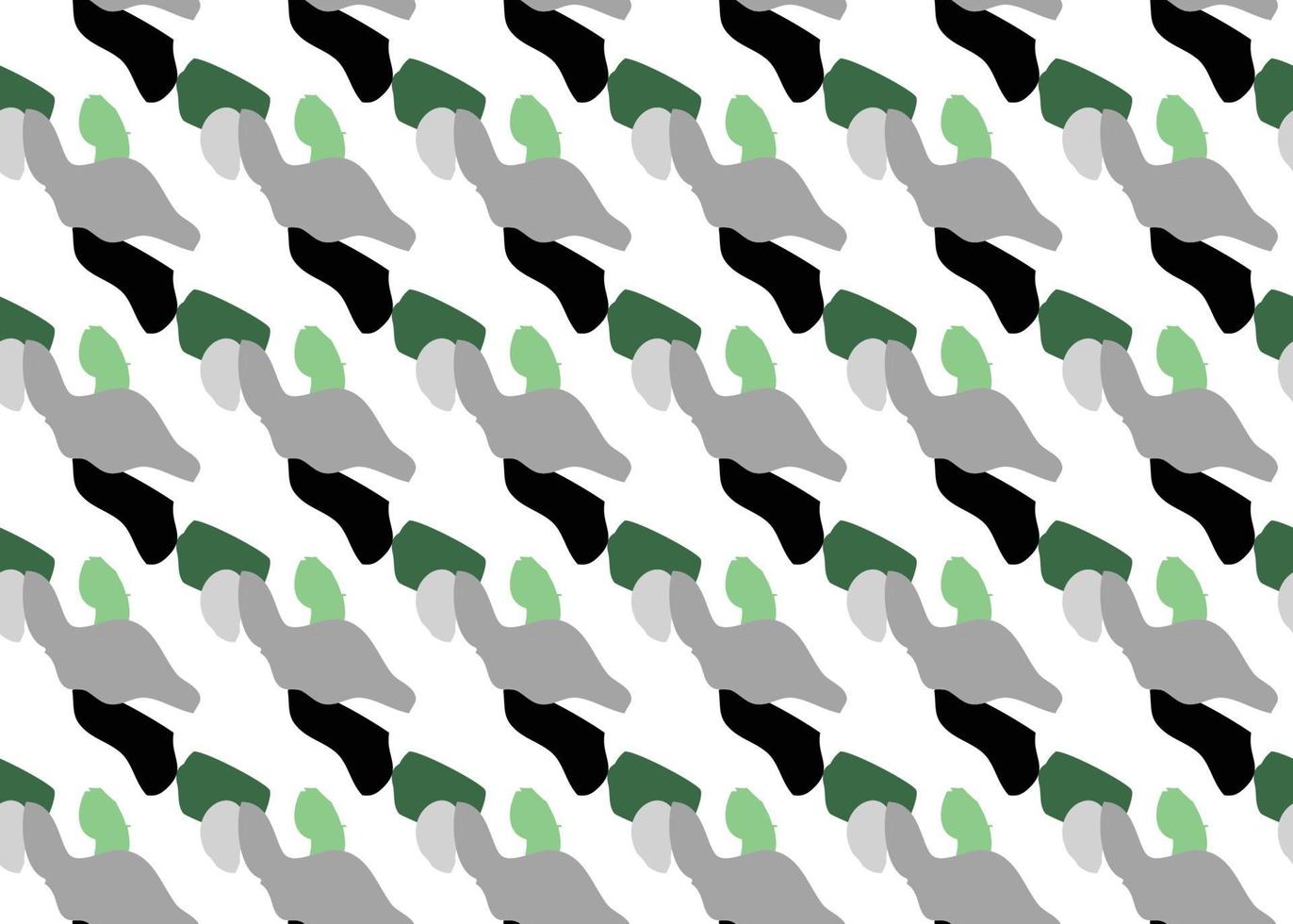 Vector texture background, seamless pattern. Hand drawn, grey, green, black, white colors.