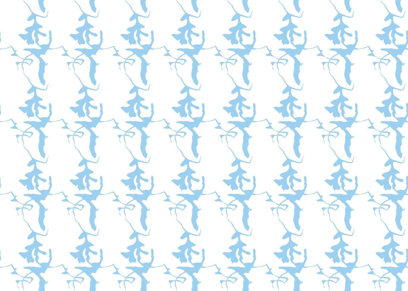 Vector texture background, seamless pattern. Hand drawn, blue, white colors.