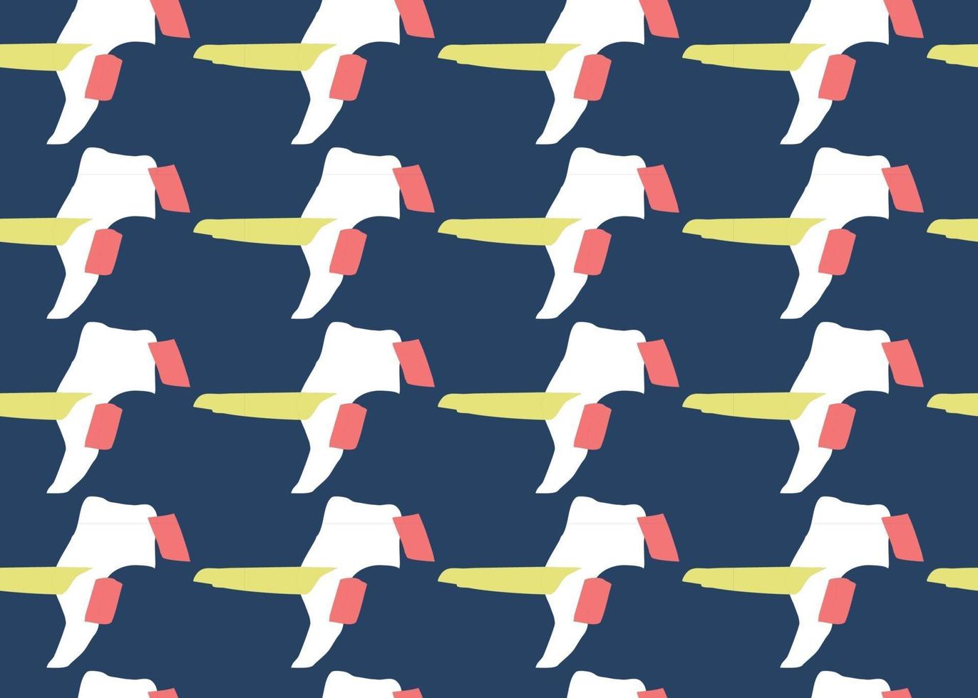 Vector texture background, seamless pattern. Hand drawn, blue, red, yellow, white colors.