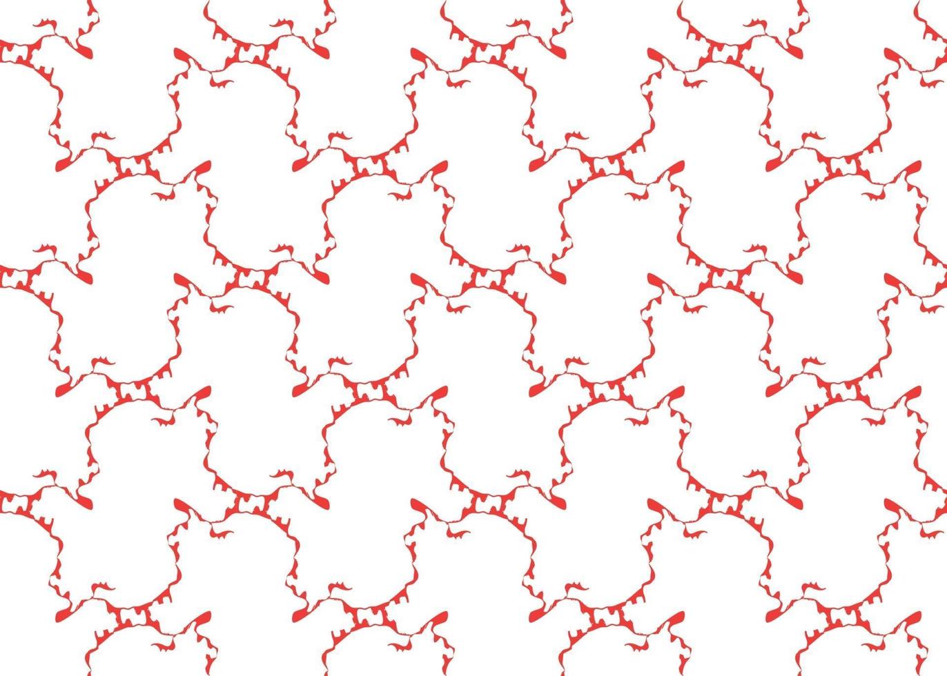 Vector texture background, seamless pattern. Hand drawn, red, white colors.