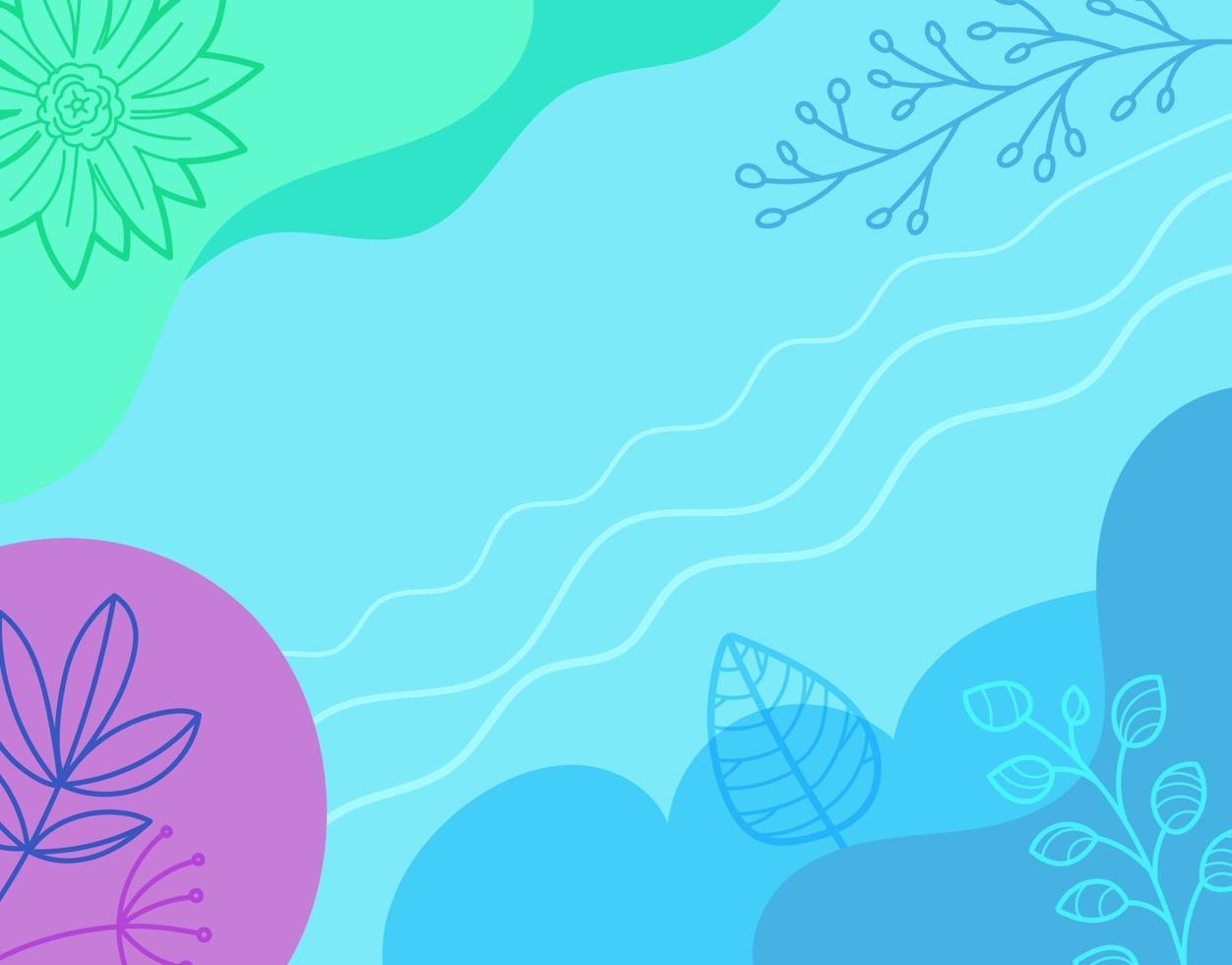 Artistic vector wallpaper. Abstract backgriund with color hand drawn geometric shapes. Sketchy style illustration