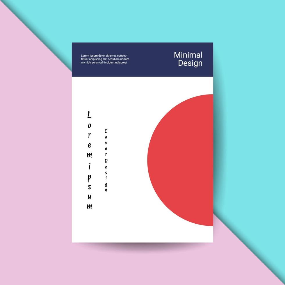 minimal a4 cover vector