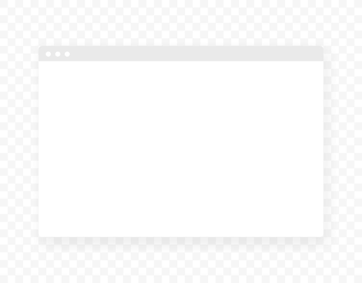 Download Blank Internet Browser Window Vector Mockup 2236159 Vector Art At Vecteezy