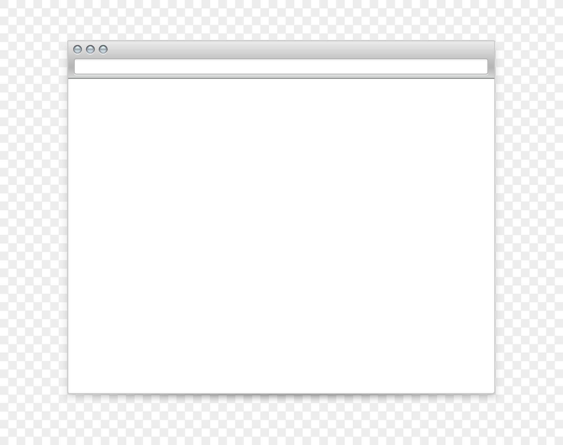 Empty Web Browser