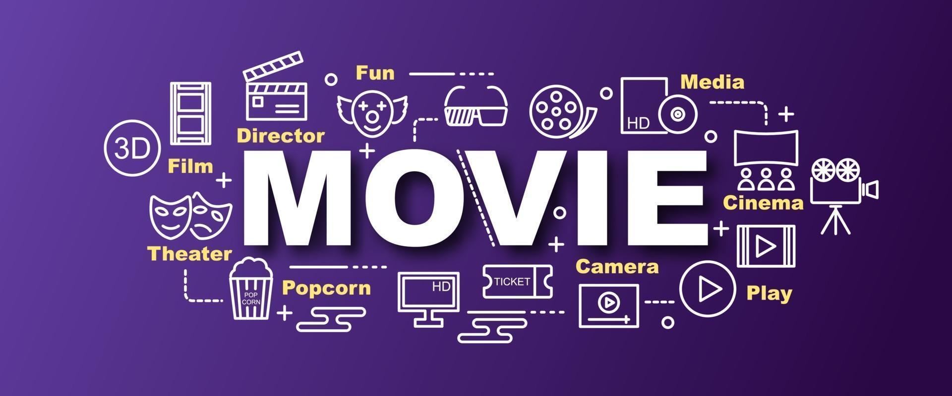 Movie Banner Vector Art, Icons, and Graphics for Free Download