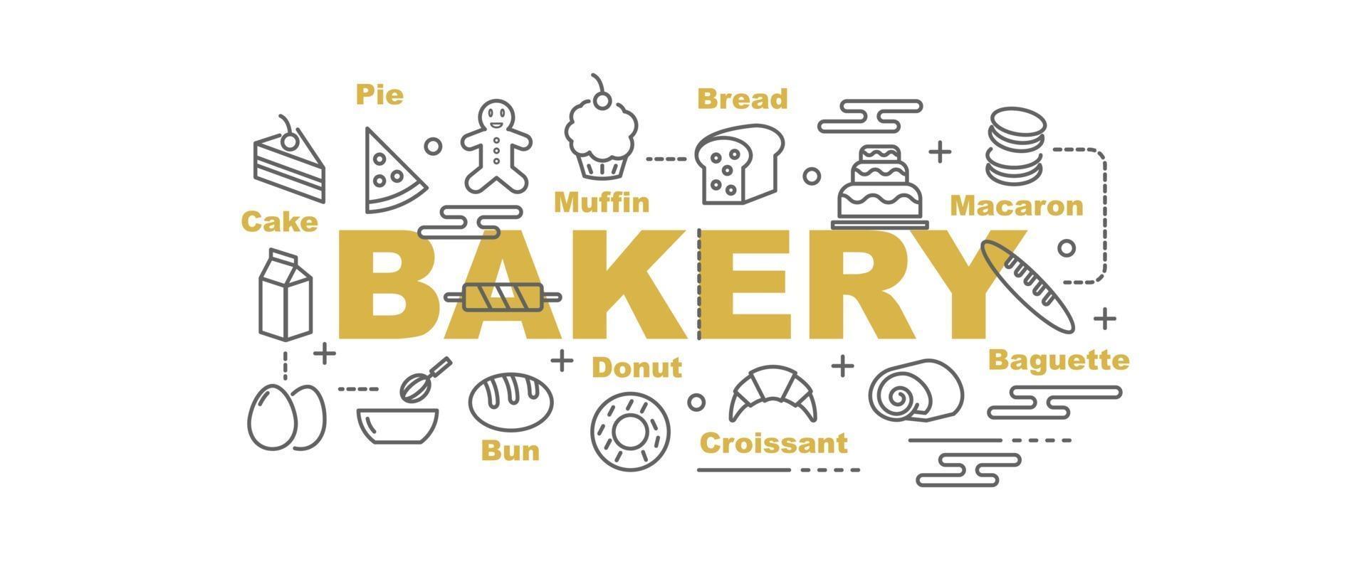 bakery vector banner