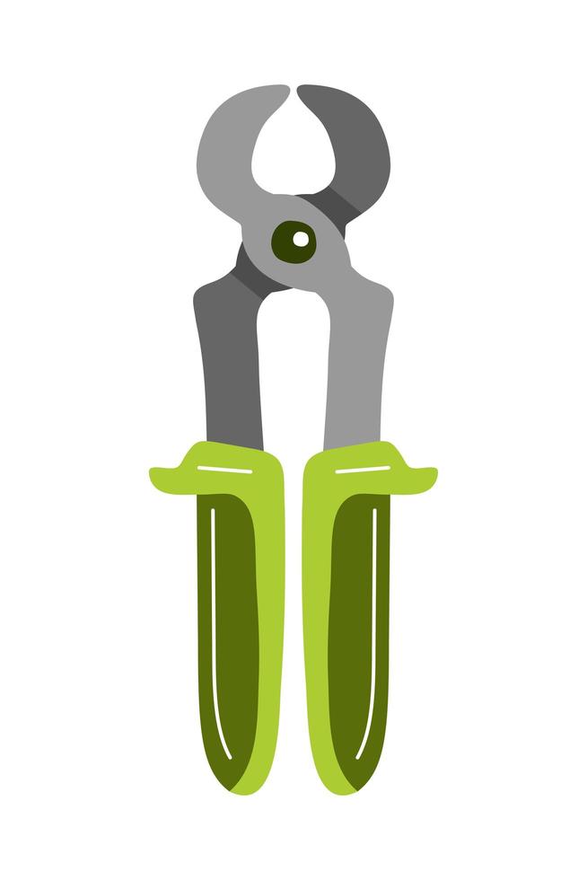 pliers hand-held repair tool vector