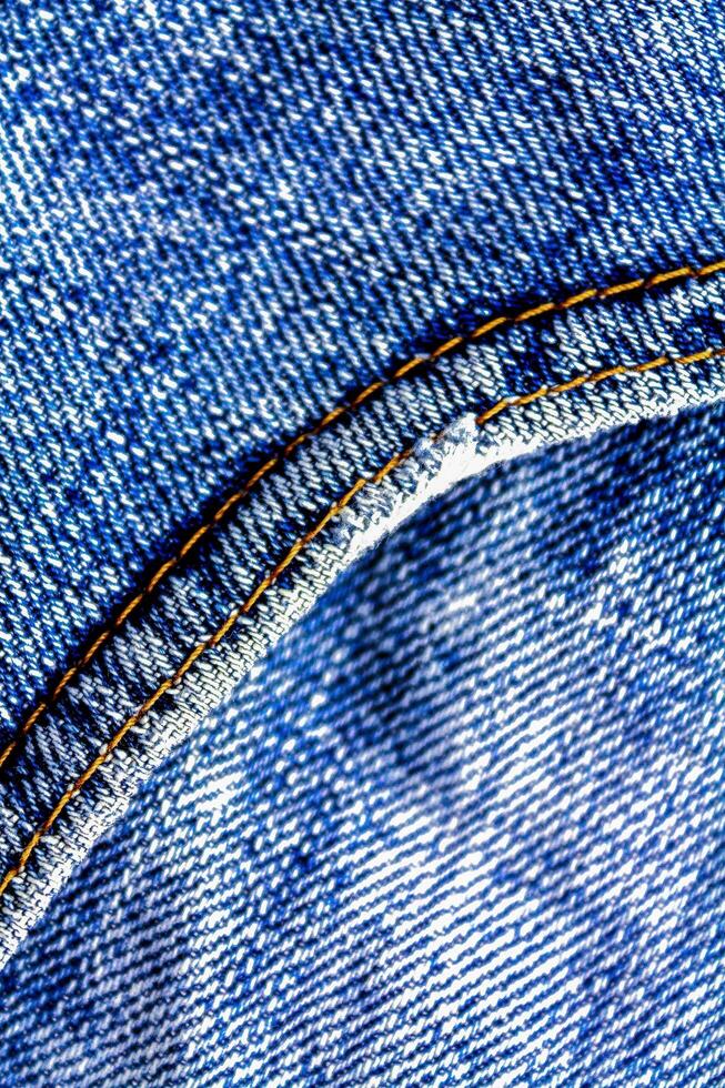 Textured jeans background photo