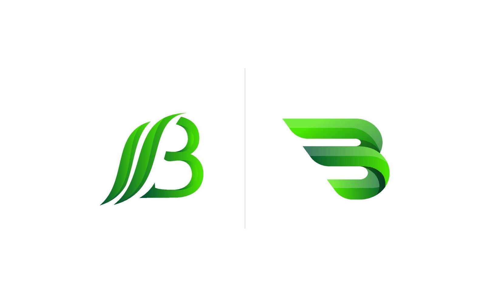 Initial B logo inspiration design vector illustration