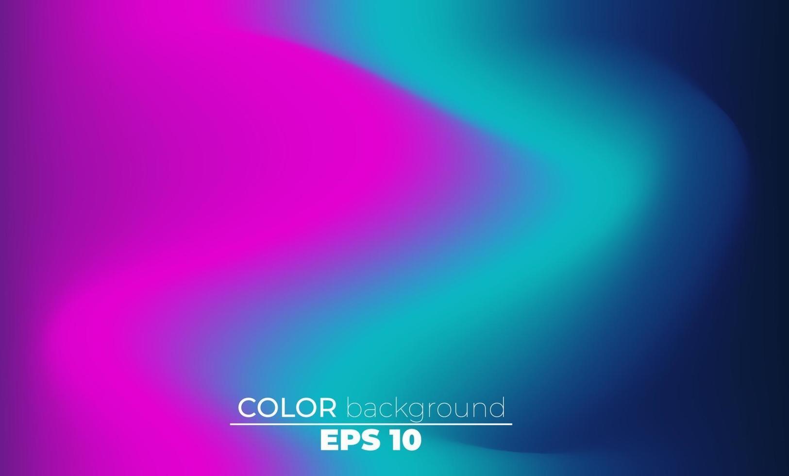 Abstract blurred gradient mesh background in bright summer colors vector