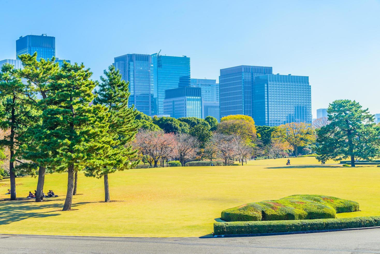 horizonte de tokio en japón foto