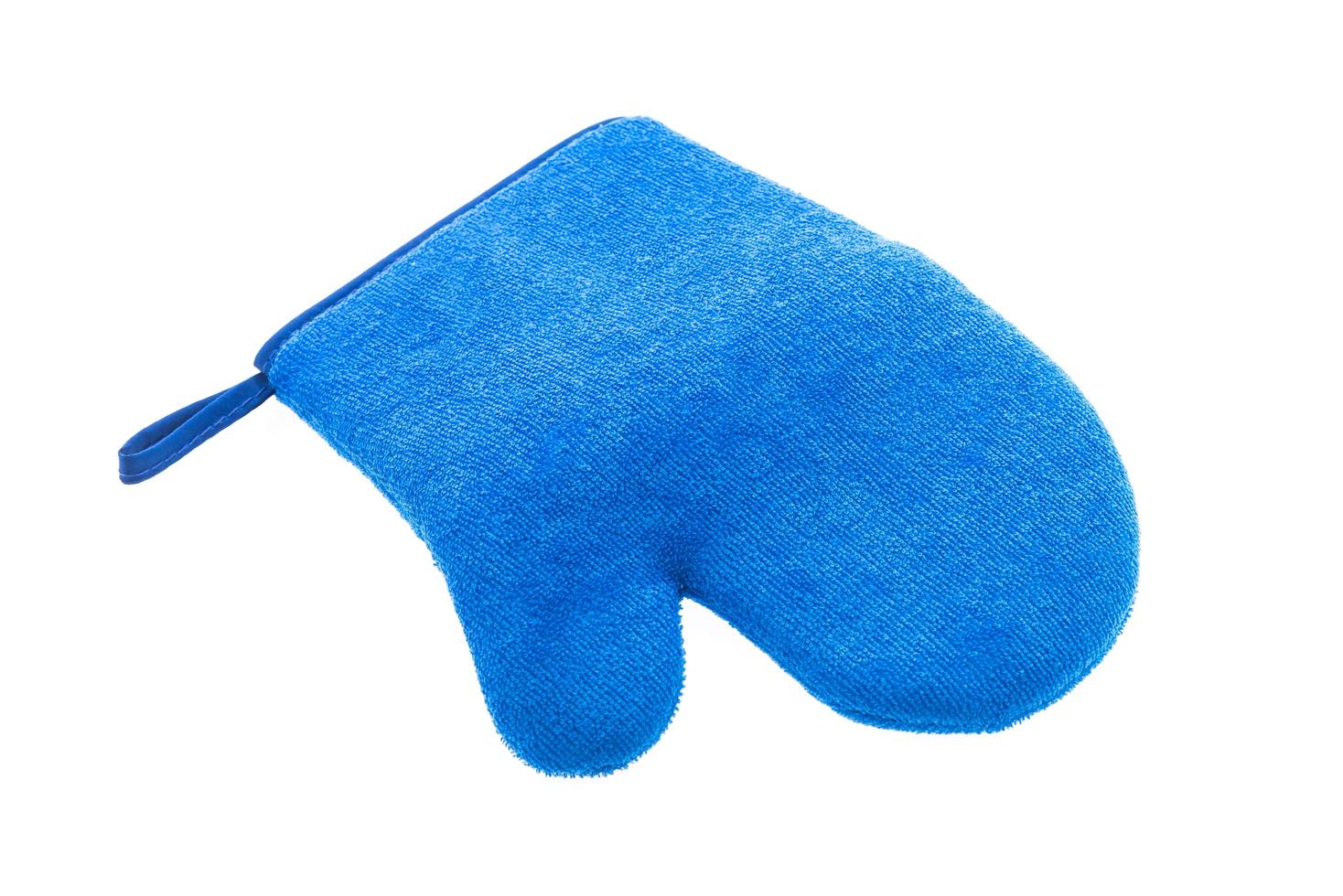 Blue oven glove photo