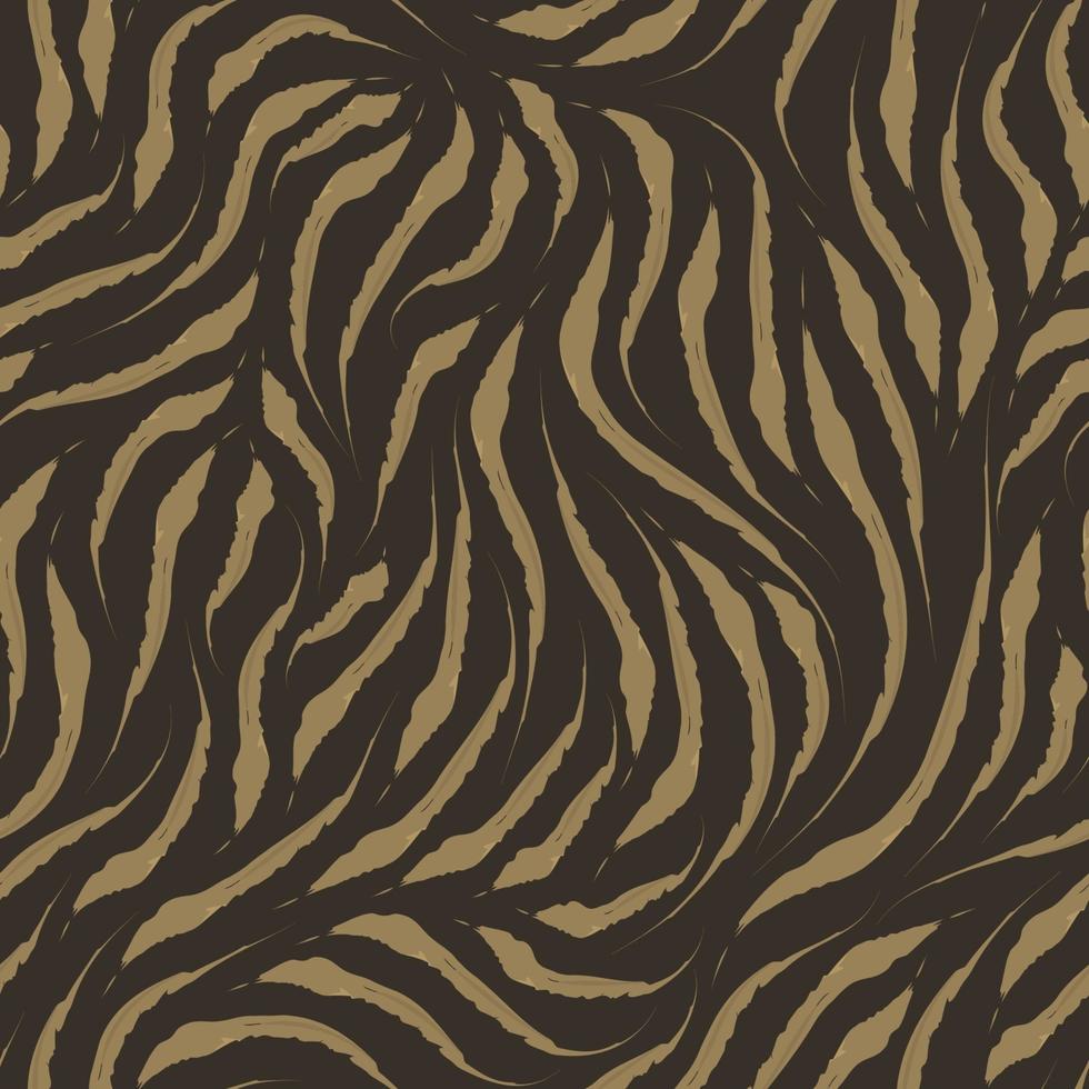 Vector seamless texture of swamp color from lines with heterogeneous edges on a brown background.