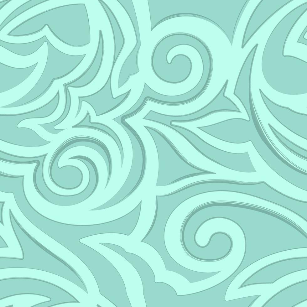 textura vectorial de color turquesa aislado en el fondo del mar. patrón floral para telas o embalajes. vector