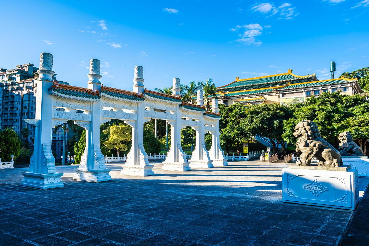 museo del palacio nacional de taipei en taiwán foto