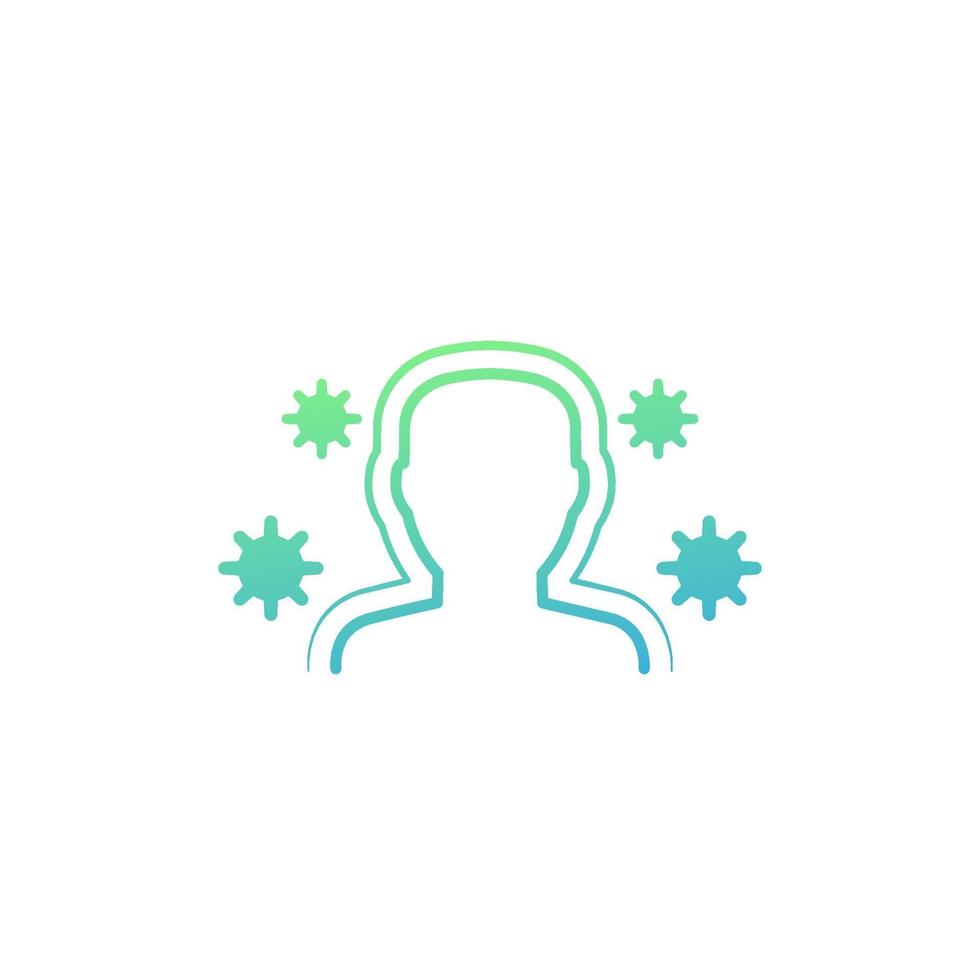 immune system and immunity vector icon