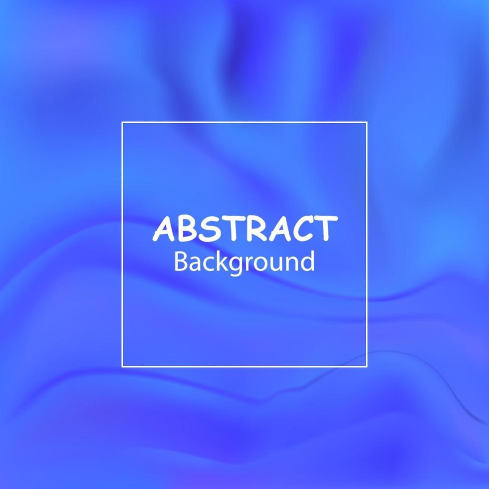 Vector blue liquid color background design with smooth waves and streaks. Futuristic gradient.