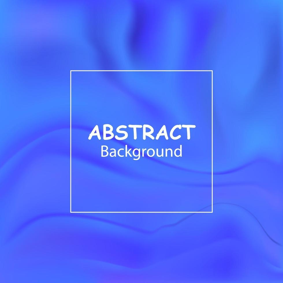 Vector blue liquid color background design with smooth waves and streaks. Futuristic gradient.