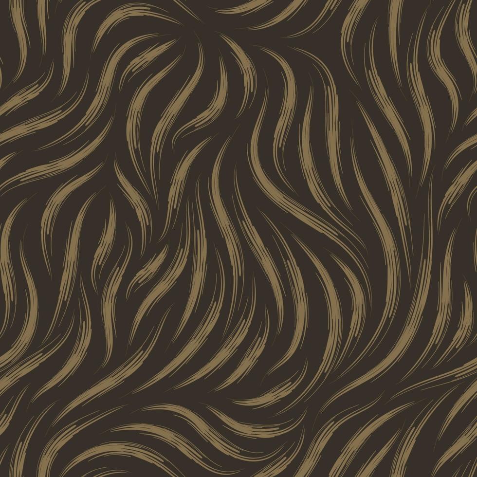 vector textura fluida del color del pantano de líneas suaves en forma de pinceladas sobre un fondo oscuro.