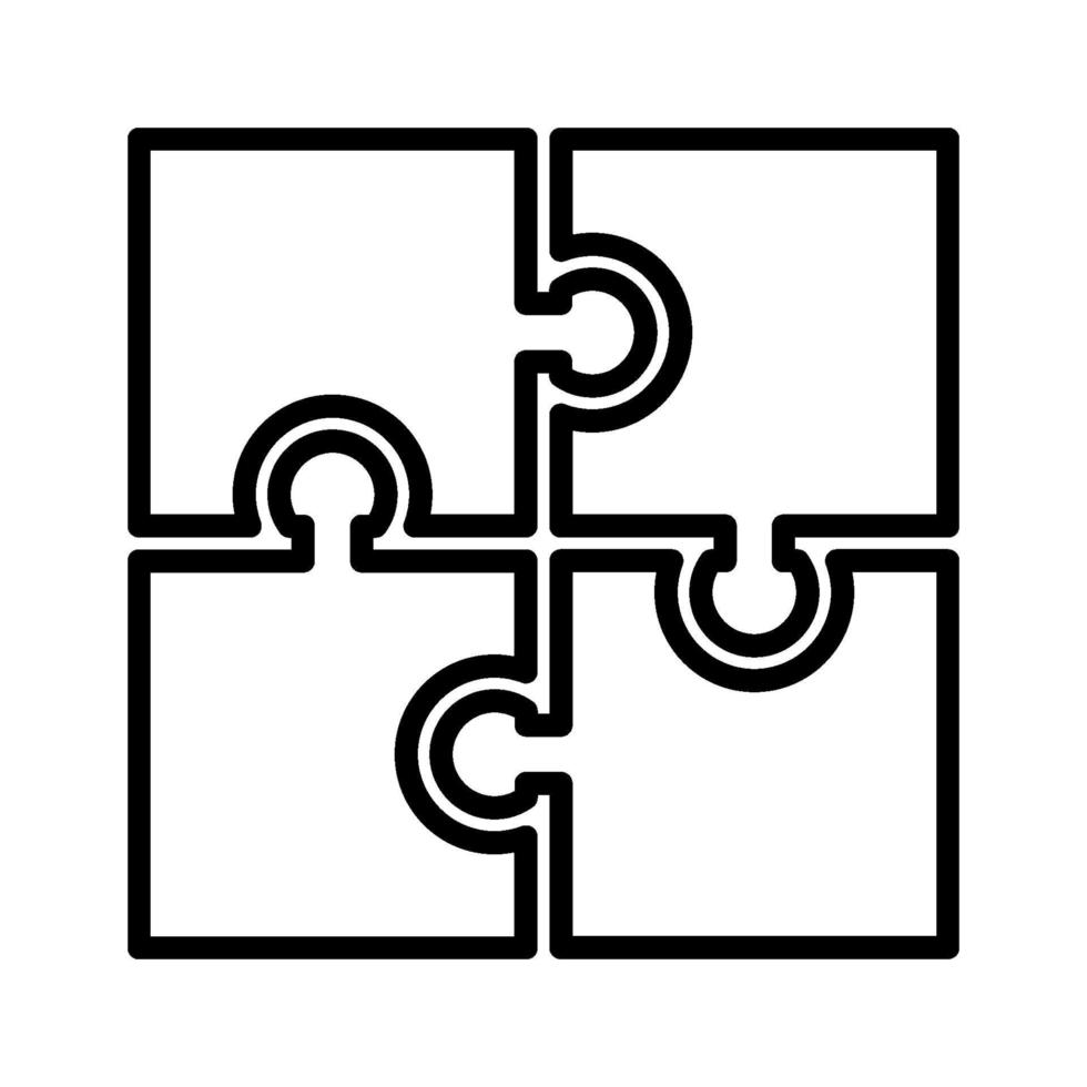 Puzzle Vector Icon